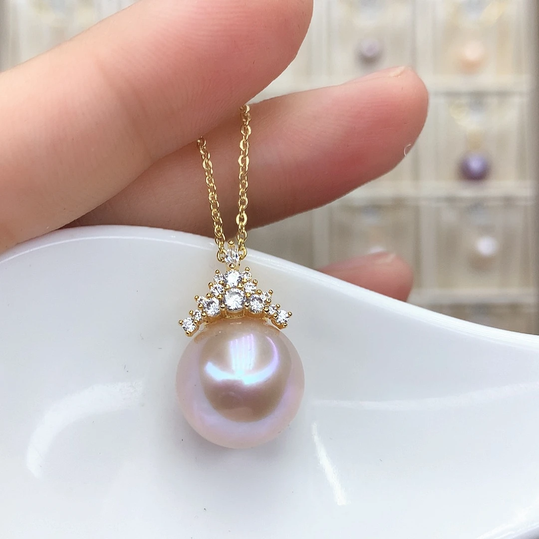 淡水珍珠颈饰合金