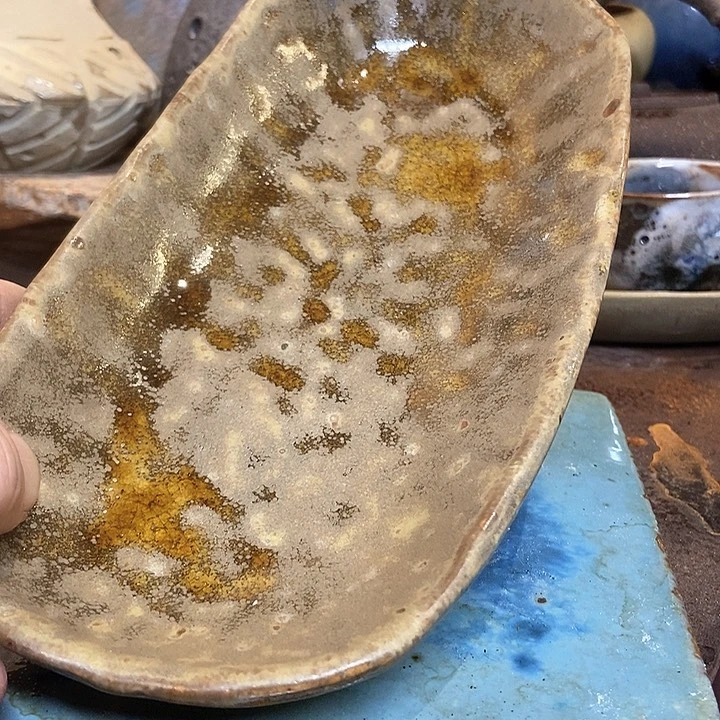 盘手工高温原矿窑变