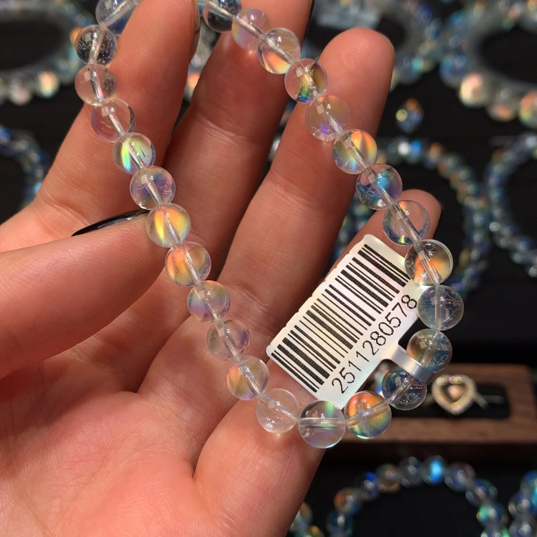 未镶嵌手串月光石6.8左右