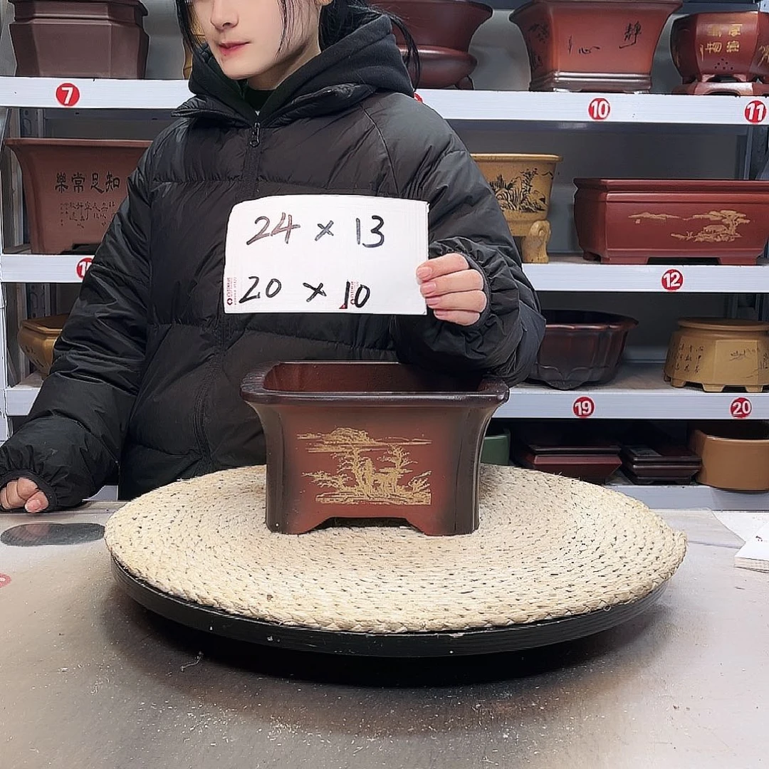 紫砂花盆紫砂花盆