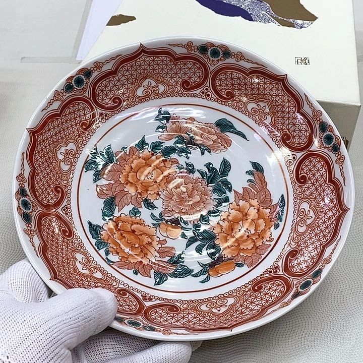 摆件进口瓷器九谷