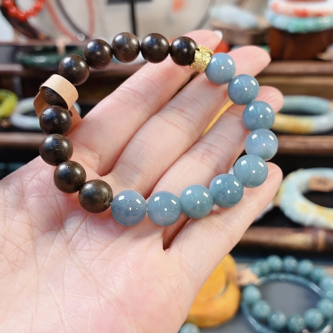 翡翠未镶嵌手链手串