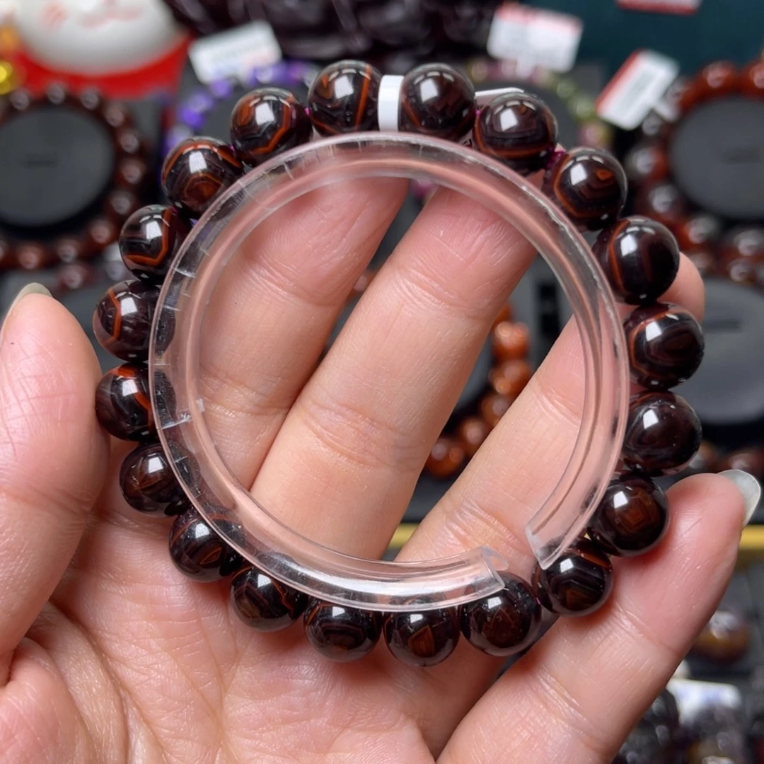 手链未镶嵌水晶极光八卦眼单圈9mm