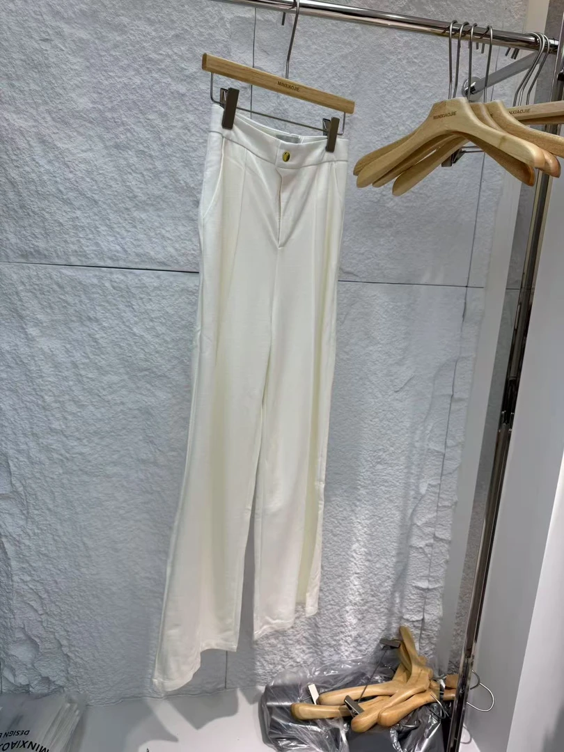 3212#高腰简约休闲裤