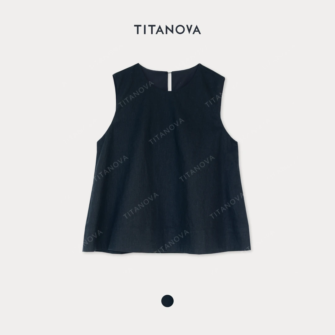 【苧不凡】成为简Jane｜棉麻极简通勤夏季无袖凉感时尚马夹CS250519