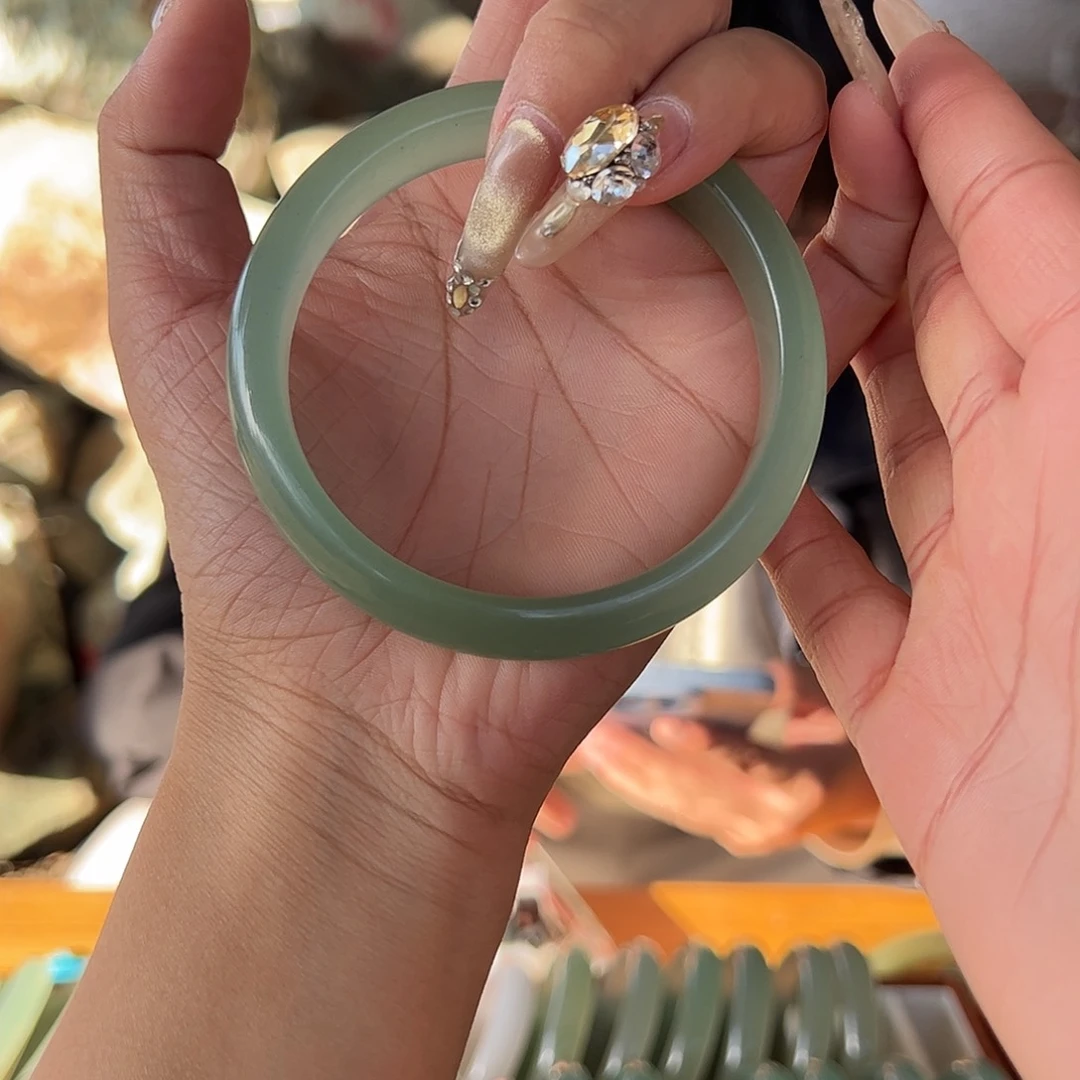 绿东陵冰晴水手镯