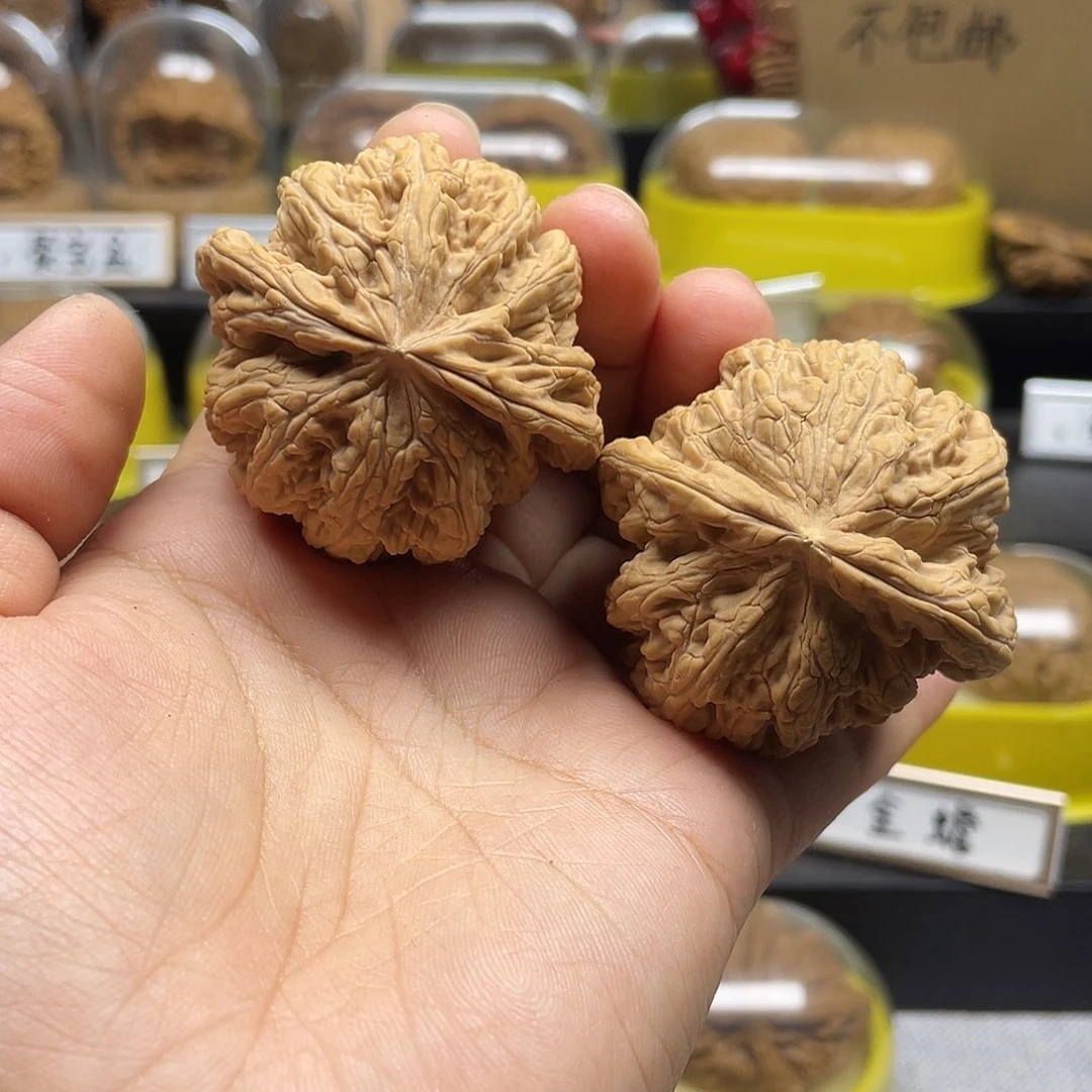 文玩核桃把件歡大粗筋47