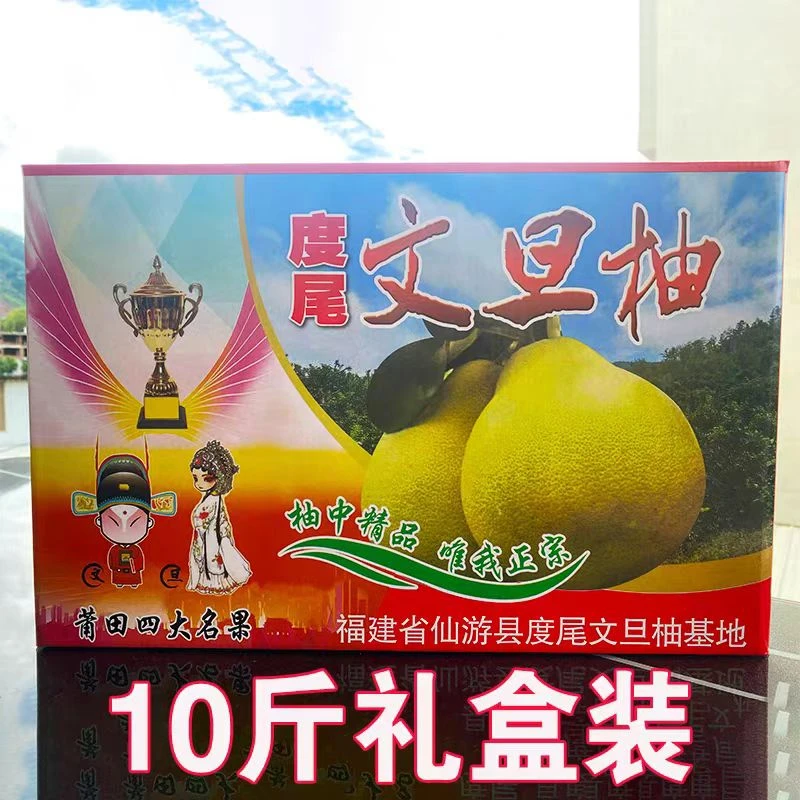 【仙游岩柚】礼盒装度尾文旦柚应季酸甜可口孕妇时令水果京东包邮