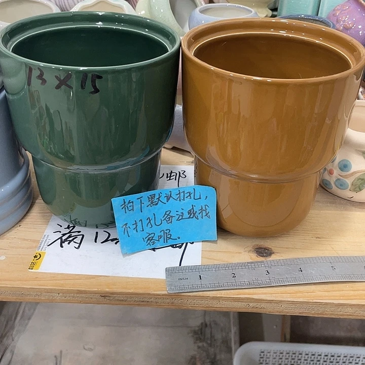 红陶陶瓷花盆凑满12米包邮