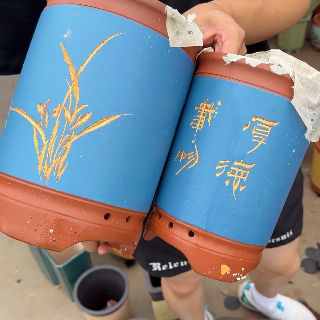 紫砂花盆瑕疵的问题也