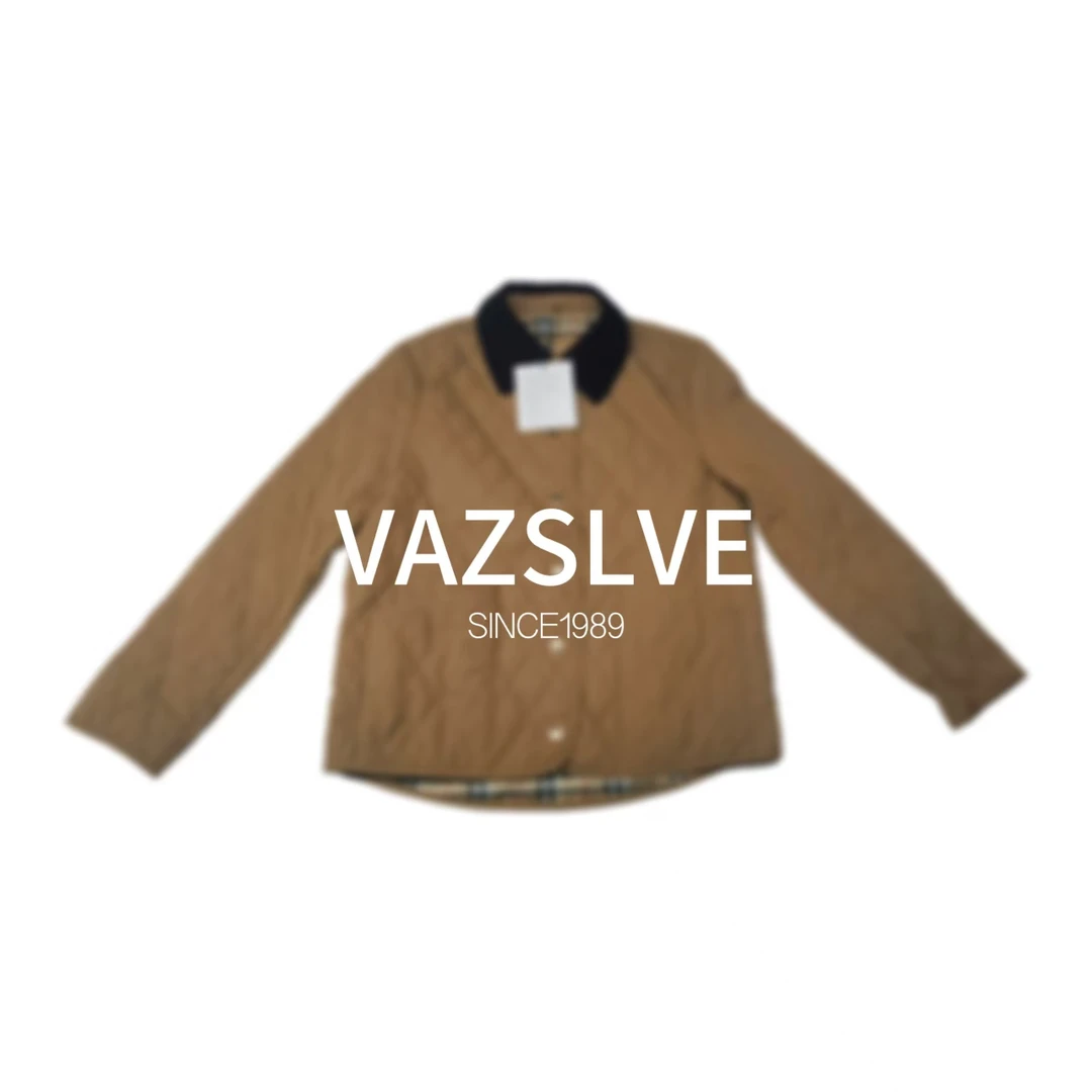 【VAZSLVE/全新奢品】捡漏休闲经典菱格棉服短款翻领棉衣秋冬21688