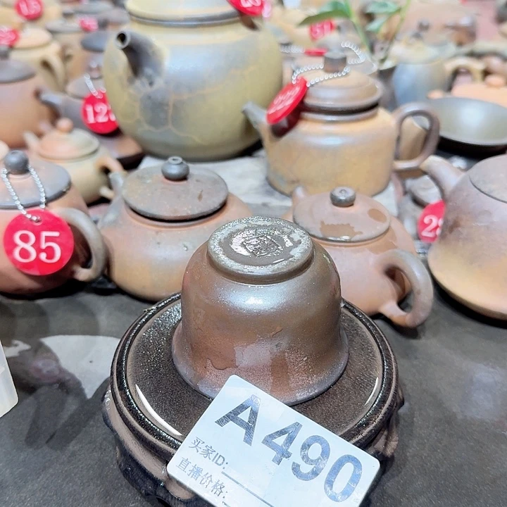 紫砂茶壶坭兴陶柴烧