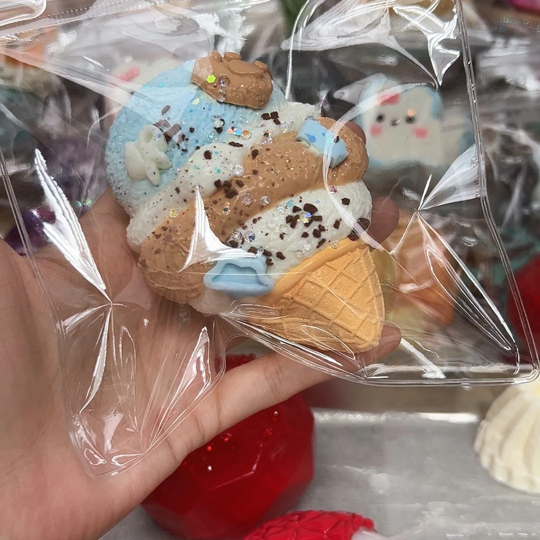 硅胶海盐巧克力叠叠甜筒180g