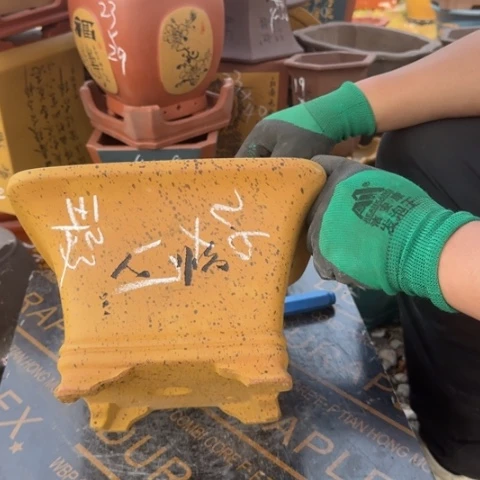 紫砂花盆紫砂花盆花盆盆景盆栽瑕疵