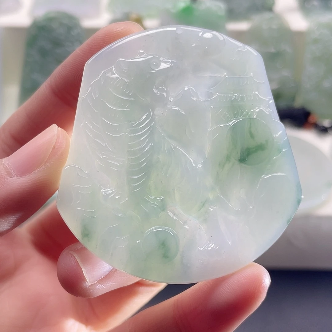 翡翠未镶嵌颈饰天然翡翠1111111