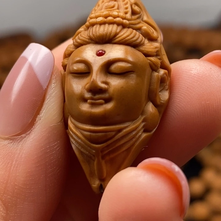 猴头核桃吊坠猴头虎头好