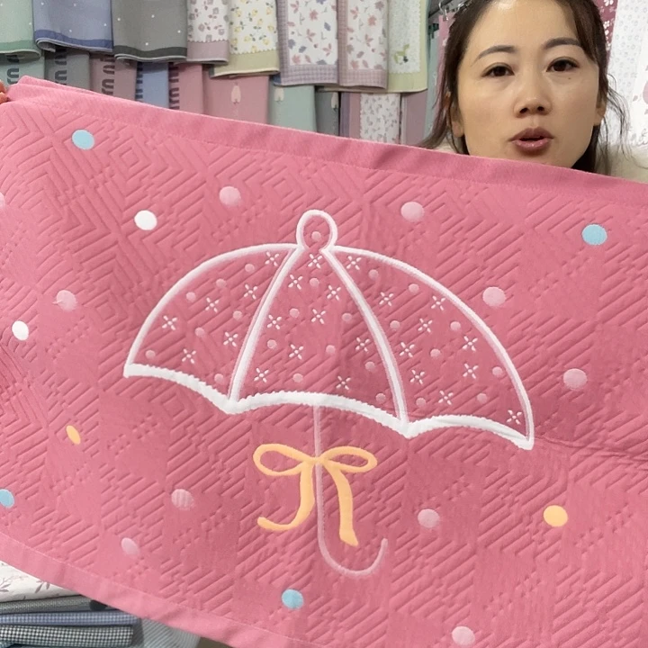 棉特价促销粉色雨伞
