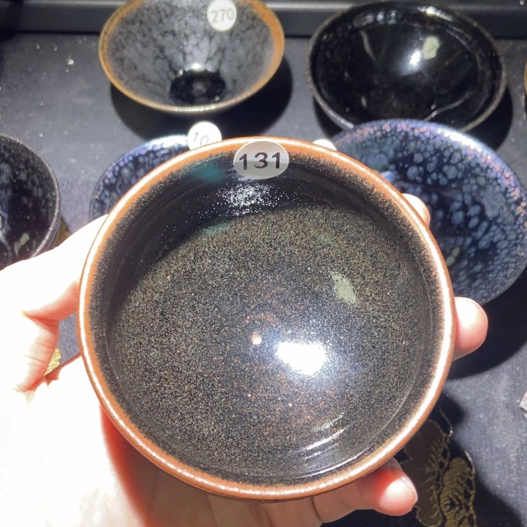 茶盏建窑建盏龙窑柴烧131