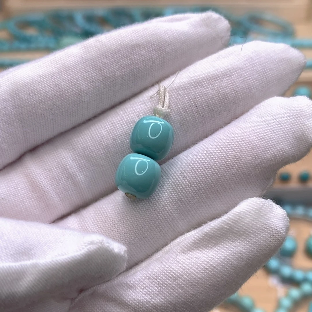 绿松石未镶嵌珠宝奇石9mm