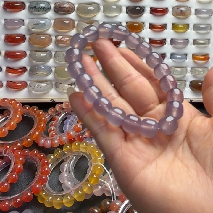 玛瑙/玉髓未镶嵌手链