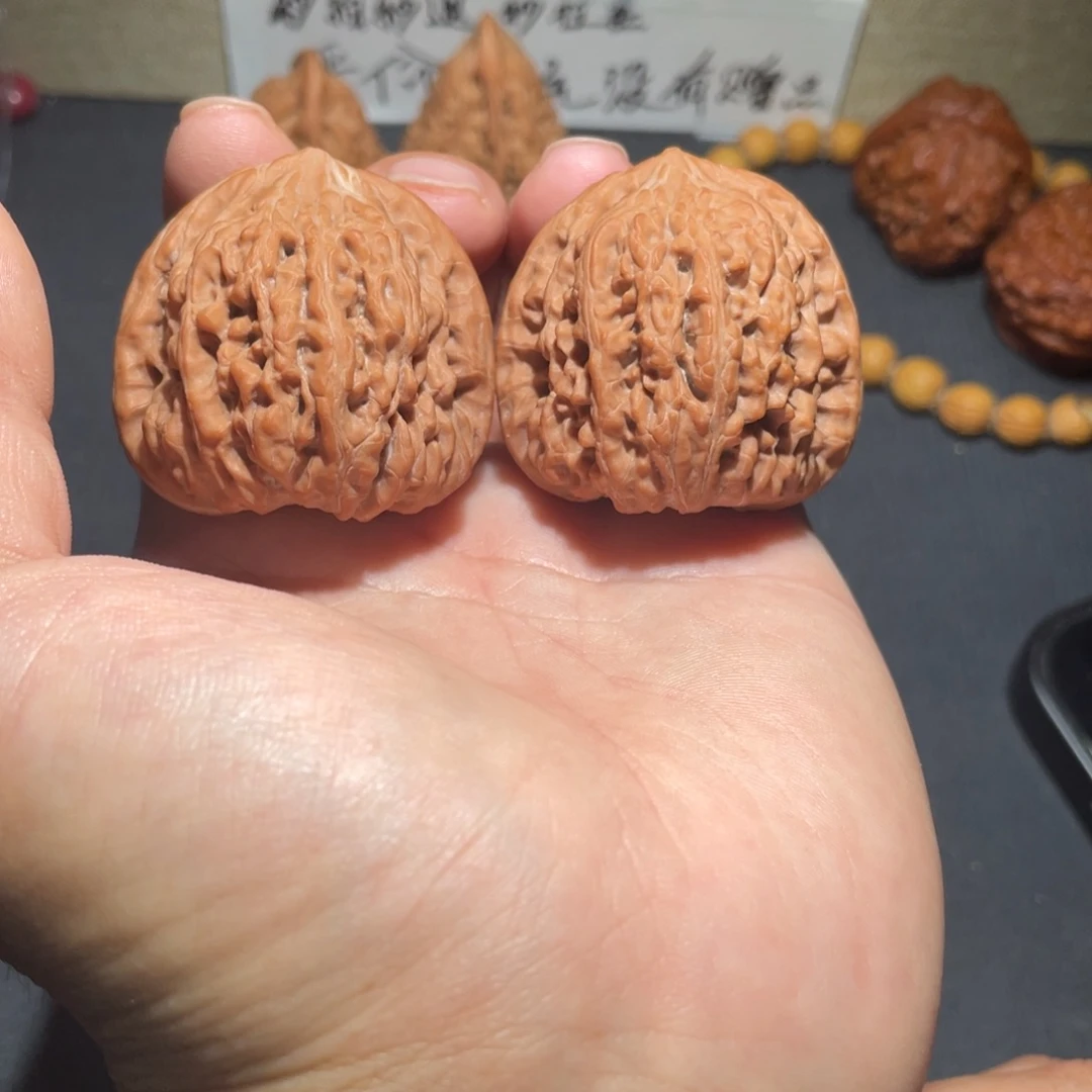把件文玩核桃好凹底40尺货头