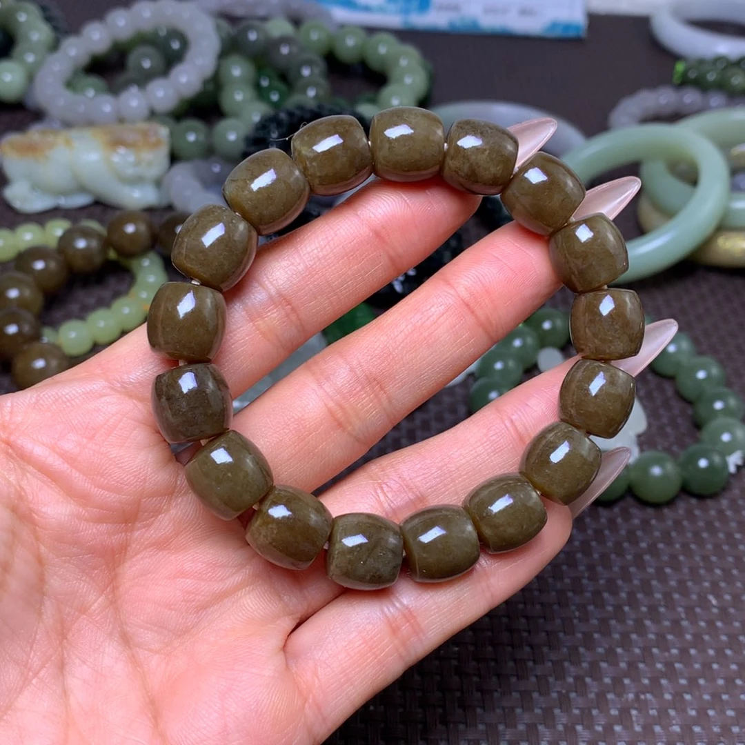 未镶嵌手串和田玉卡12