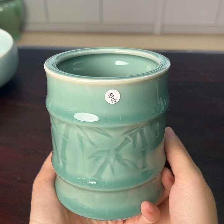 龙泉云间青瓷小米茶器