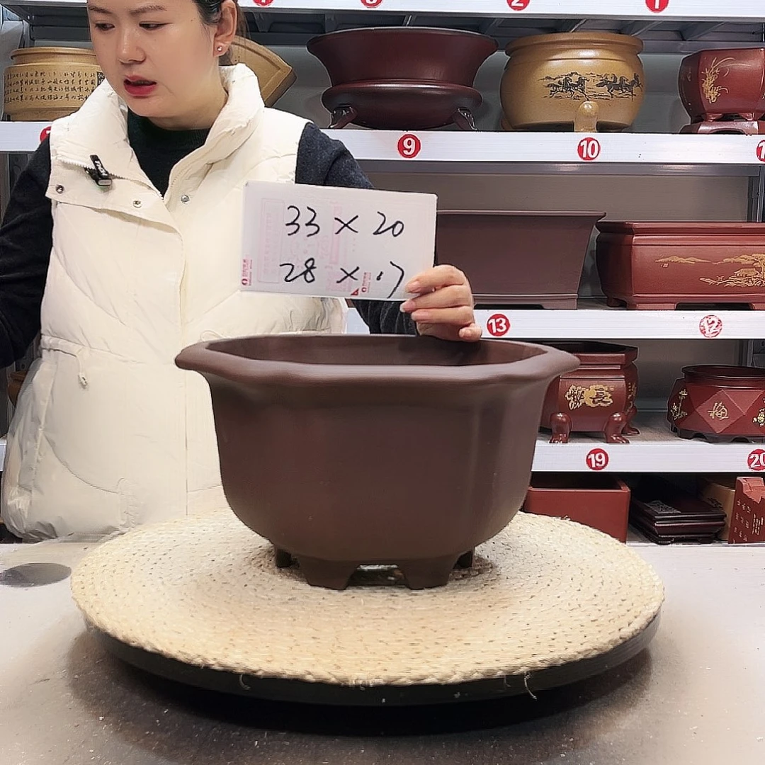 紫砂花盆紫砂花盆