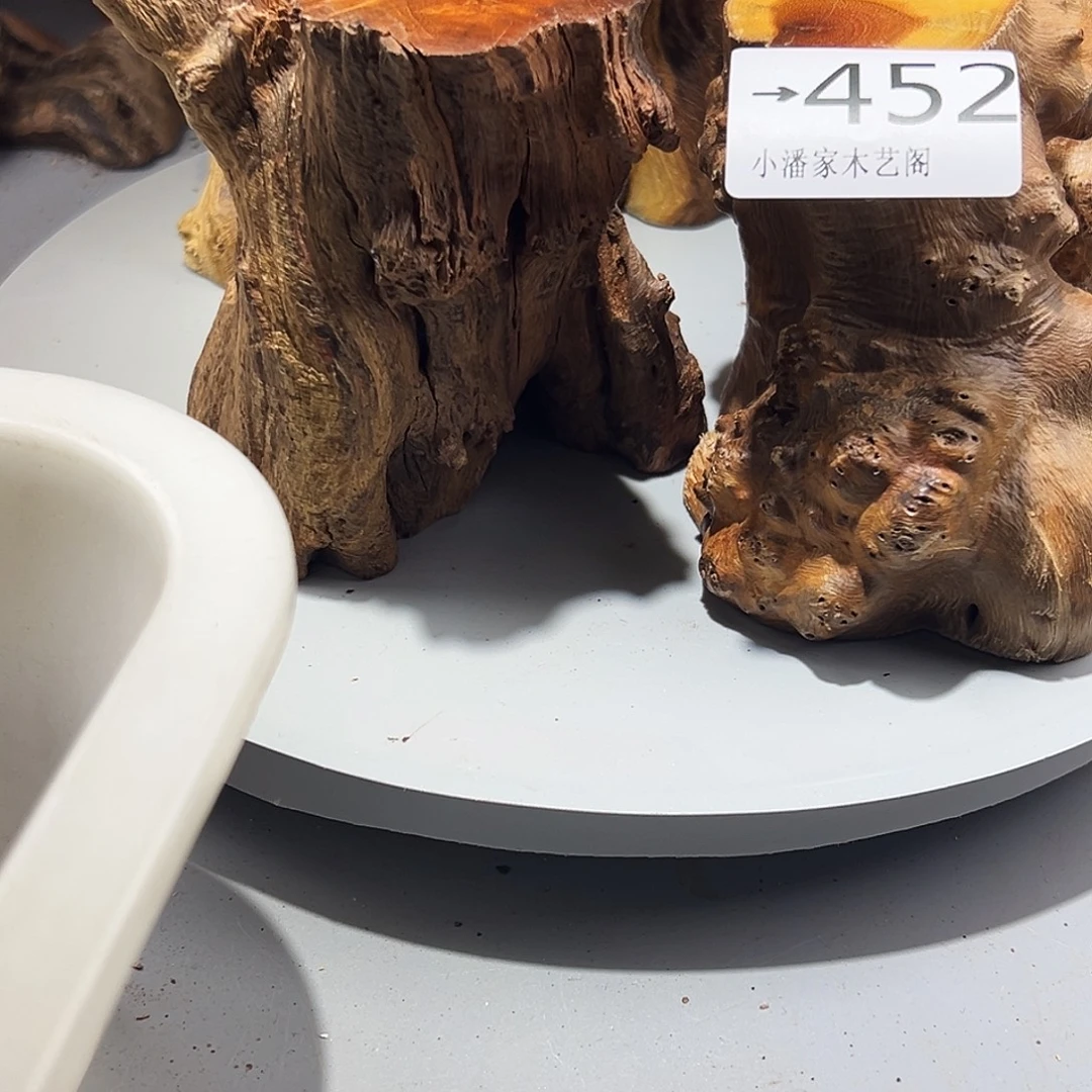 八***业香榧木火琉璃底座