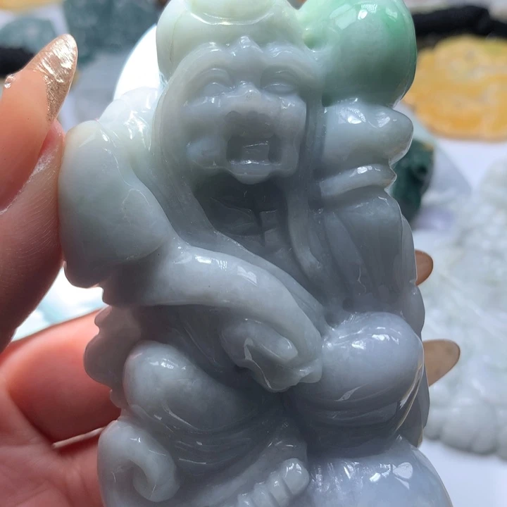 翡翠未镶嵌颈饰保真天然A货翡翠
