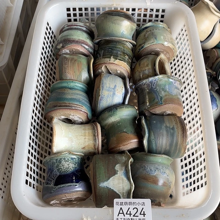 紫砂花盆424微瑕品口径4到6左右