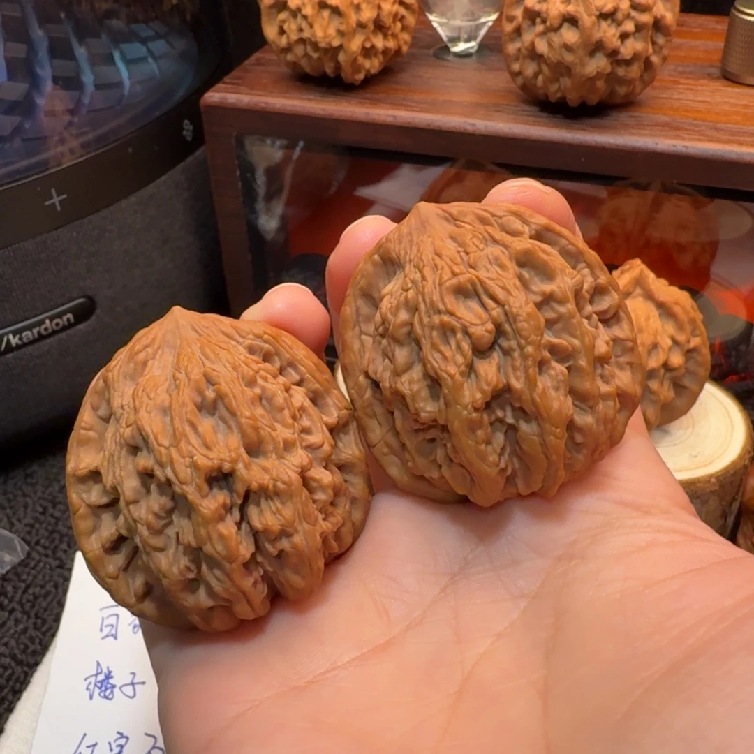 归***航文玩核桃把件41麦虎