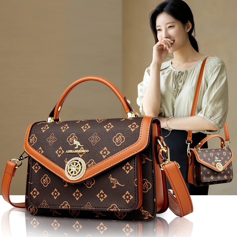 高档女包2025新款复古百搭小香风手提包时尚高颜值女款单肩斜挎包