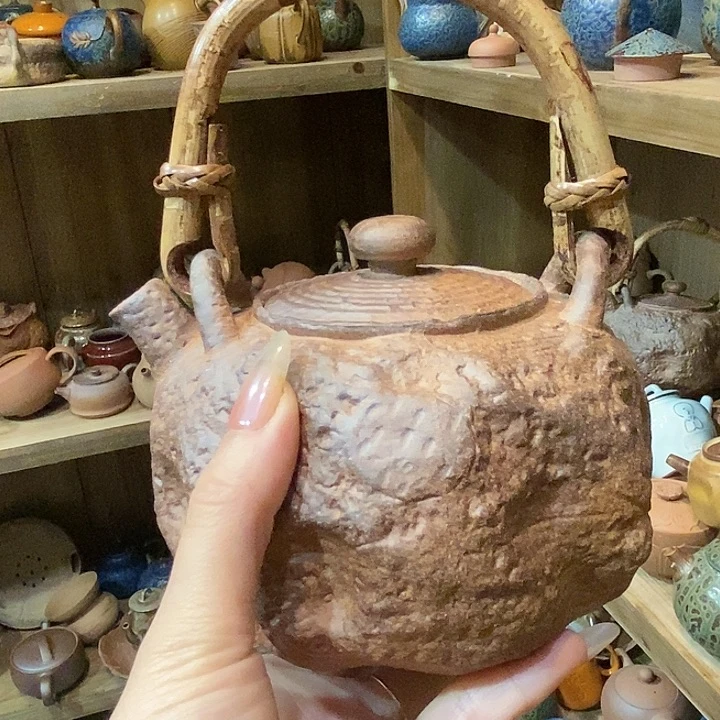 柴烧老岩泥高端茶器