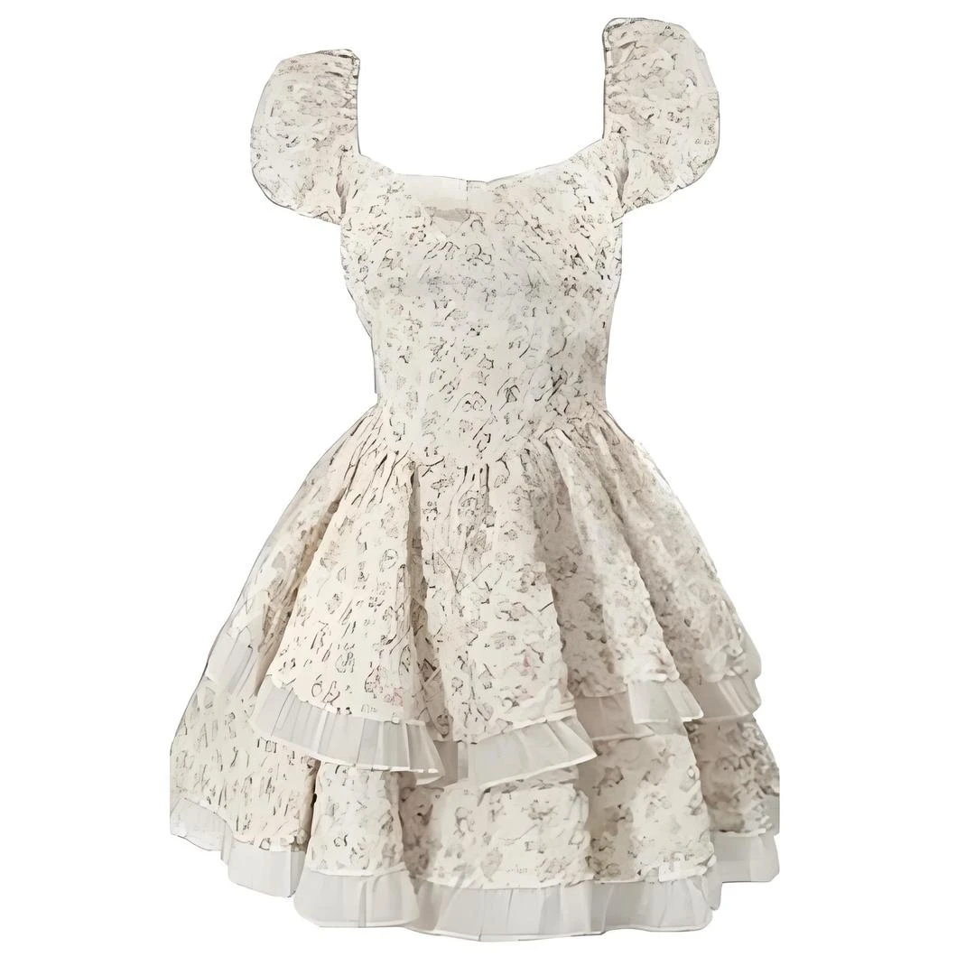 1600-1799号.锦绣女装显瘦气质连衣裙辣妹法式小众收腰设计感