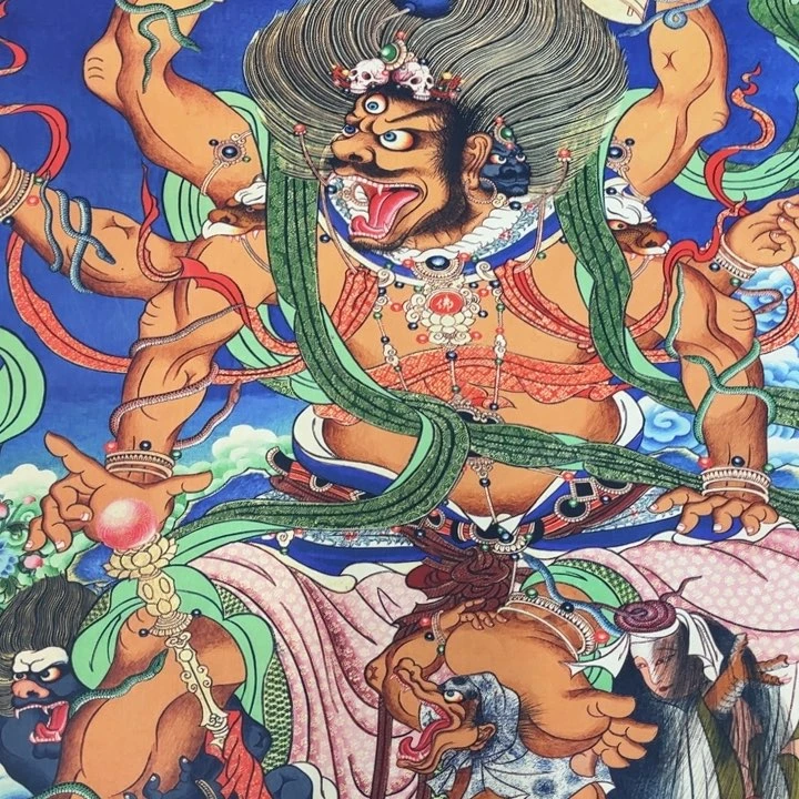 装裱画唐卡绘画作品