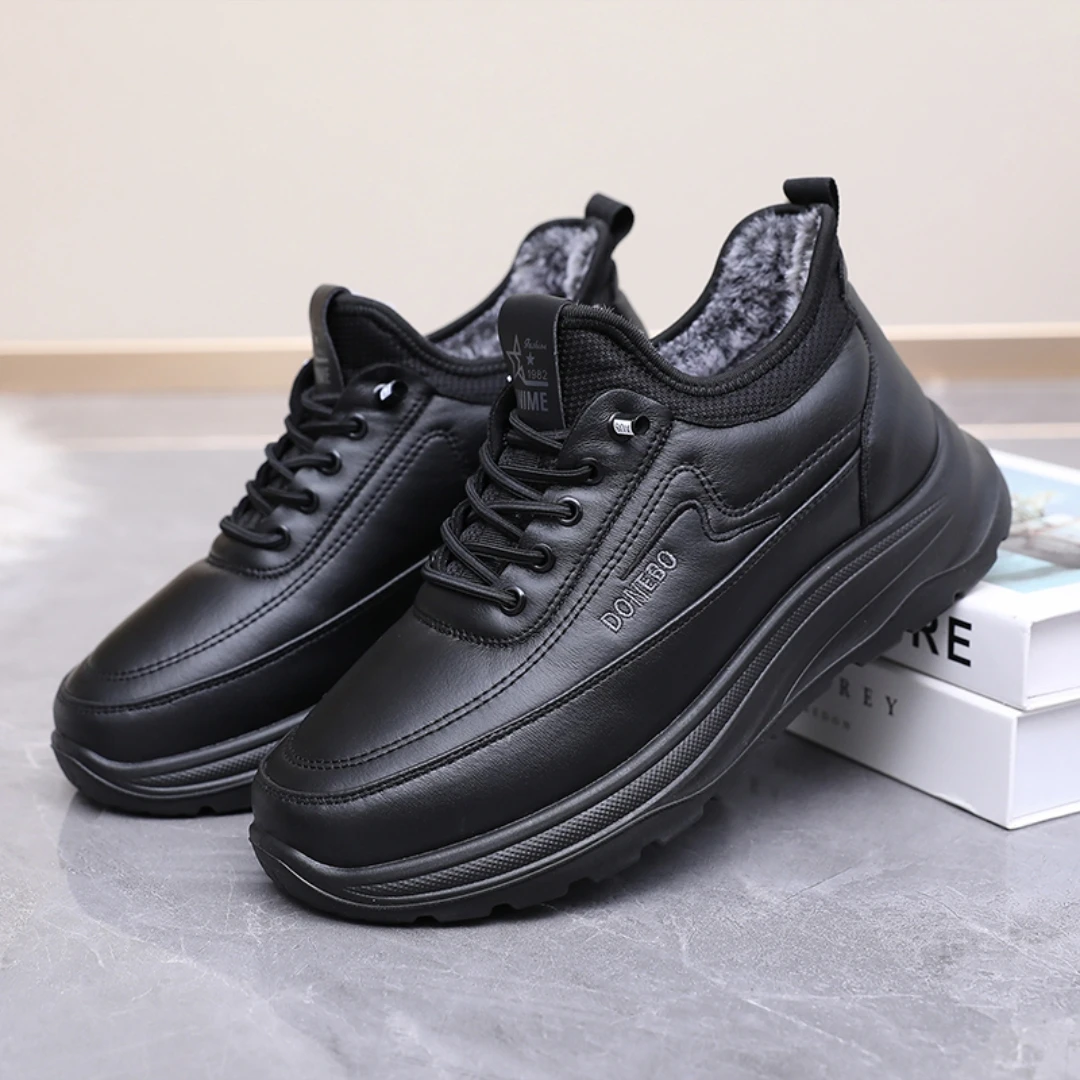 冬季老北京布鞋男款大棉鞋加绒加厚保暖防滑中老年爸爸休闲老人鞋