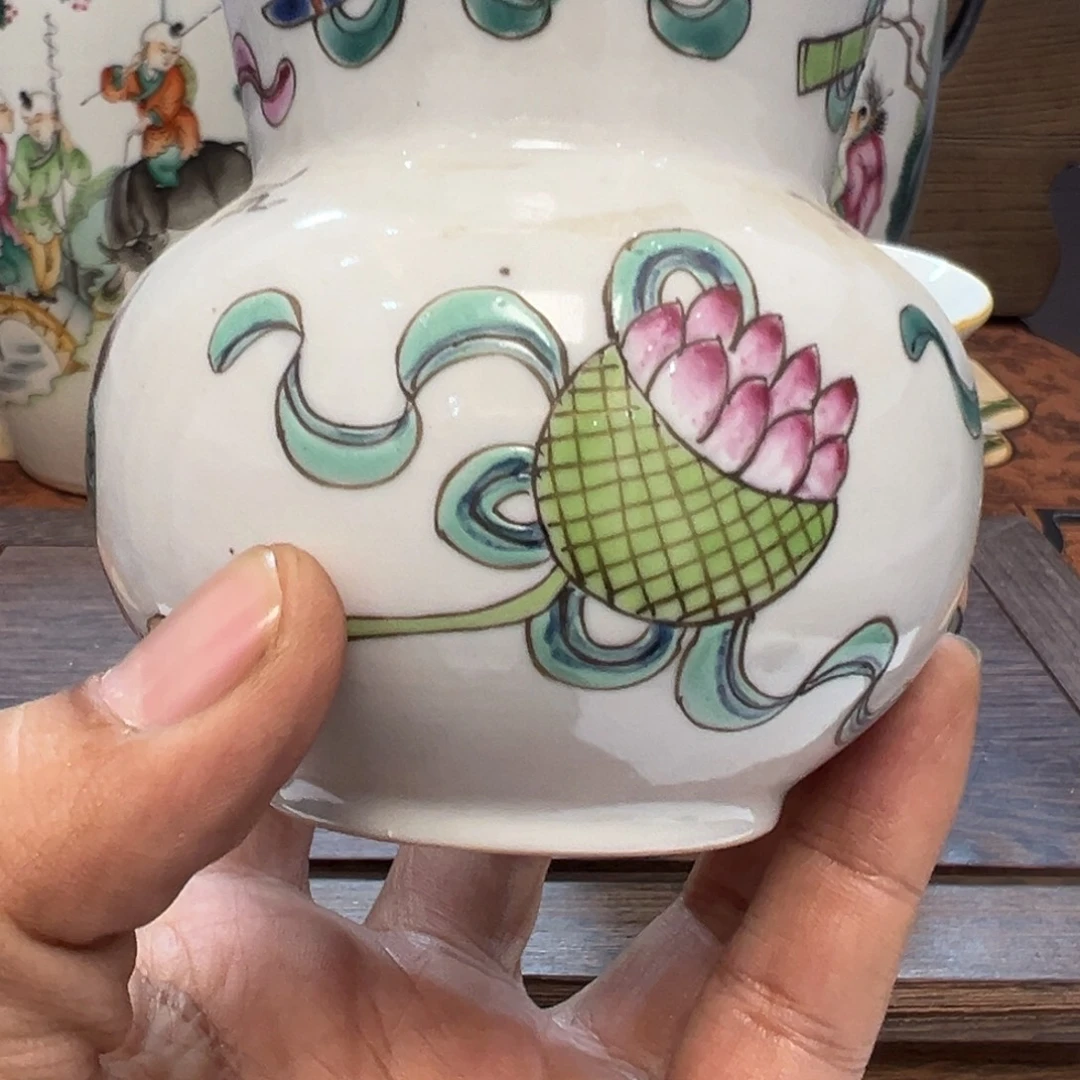 阳***暖瓷片瓷器摆件：茶室雅器