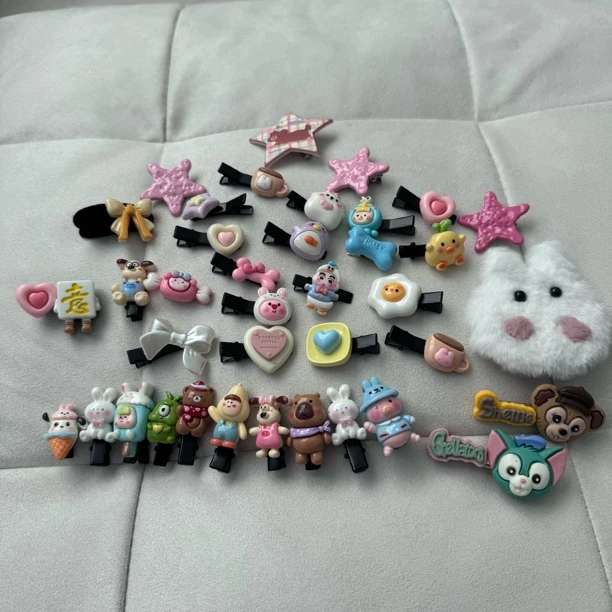 妮可可发饰发夹发卡（16个）