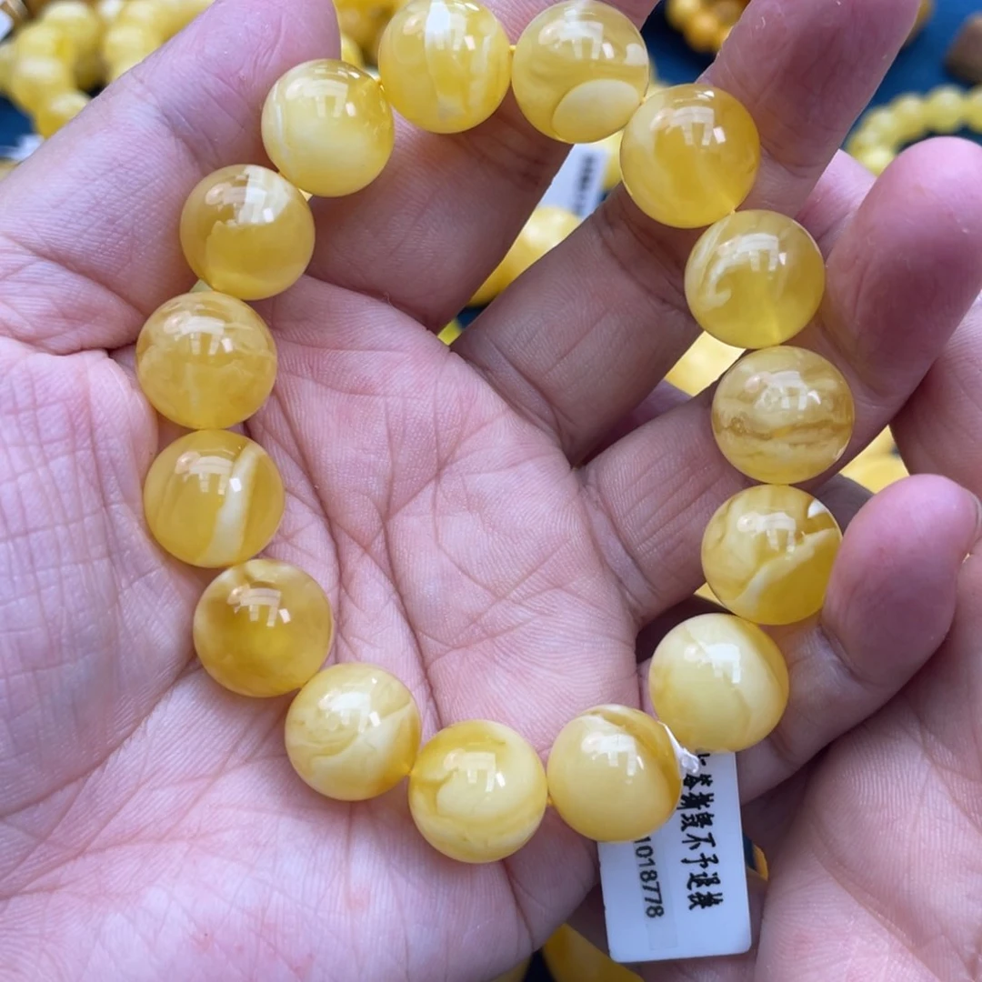 琥珀裸石未镶嵌琥珀蜜蜡13m m