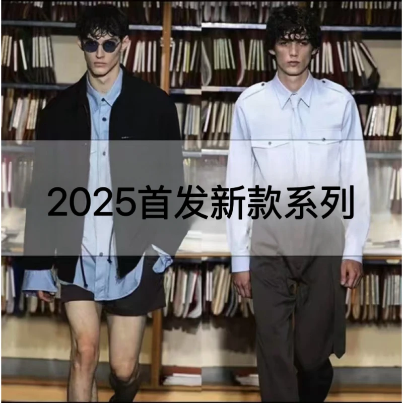 【陈专属-XU-172】25年春季新款潮流时尚百搭假两件拼接外套