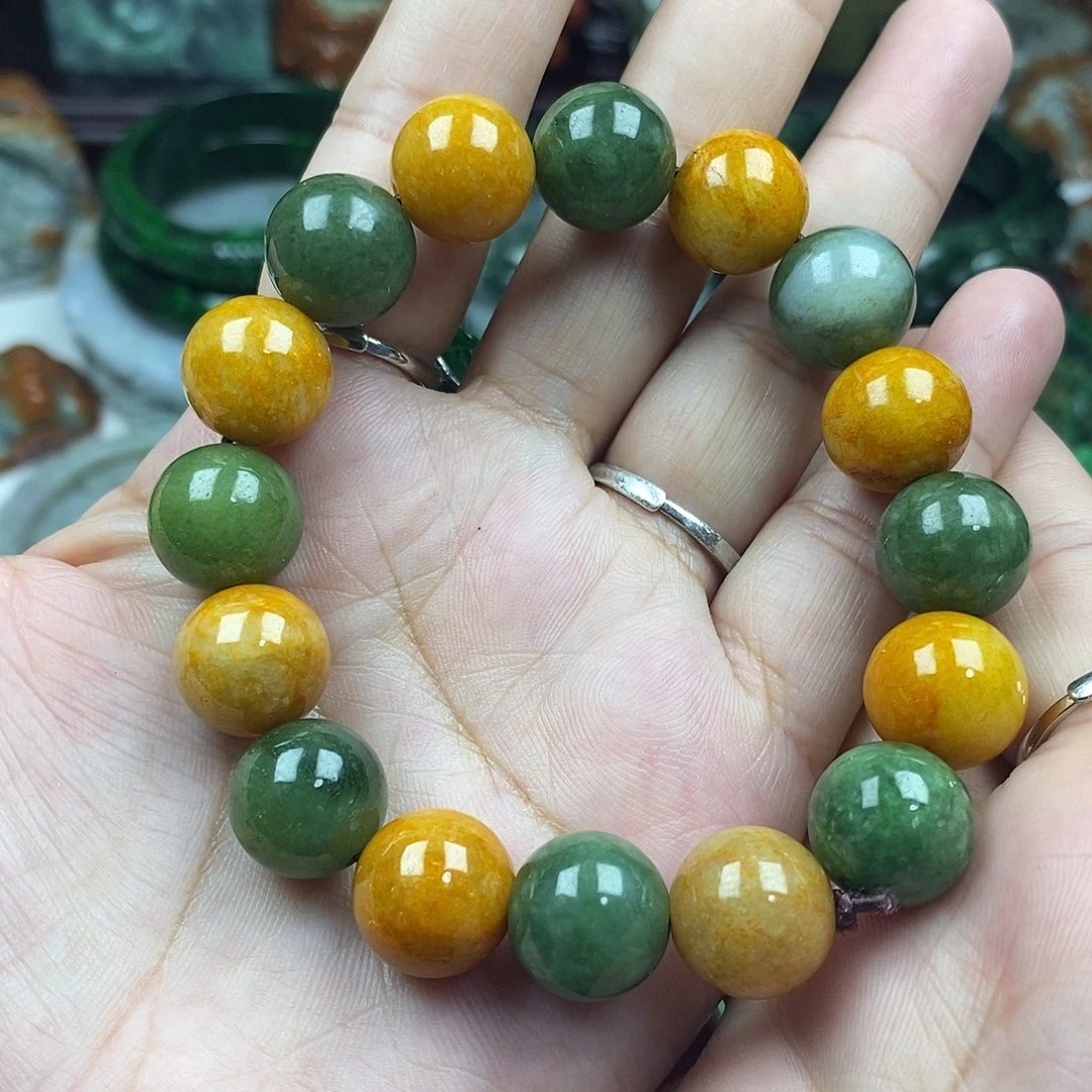 颈饰未镶嵌翡翠手串