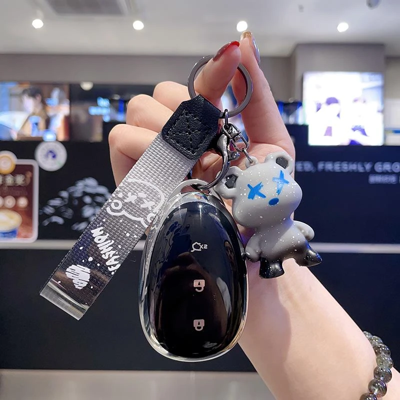 适用长安启源a07钥匙套新款A07改装壳包配件扣装饰汽车用品内饰套