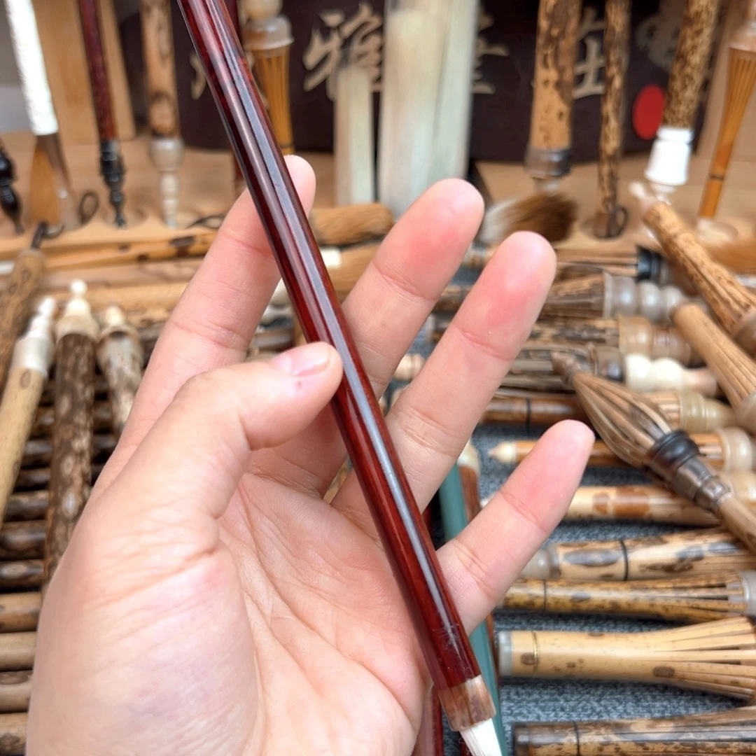 纯狼羊兼毫2.2，0.6 科檀牛角