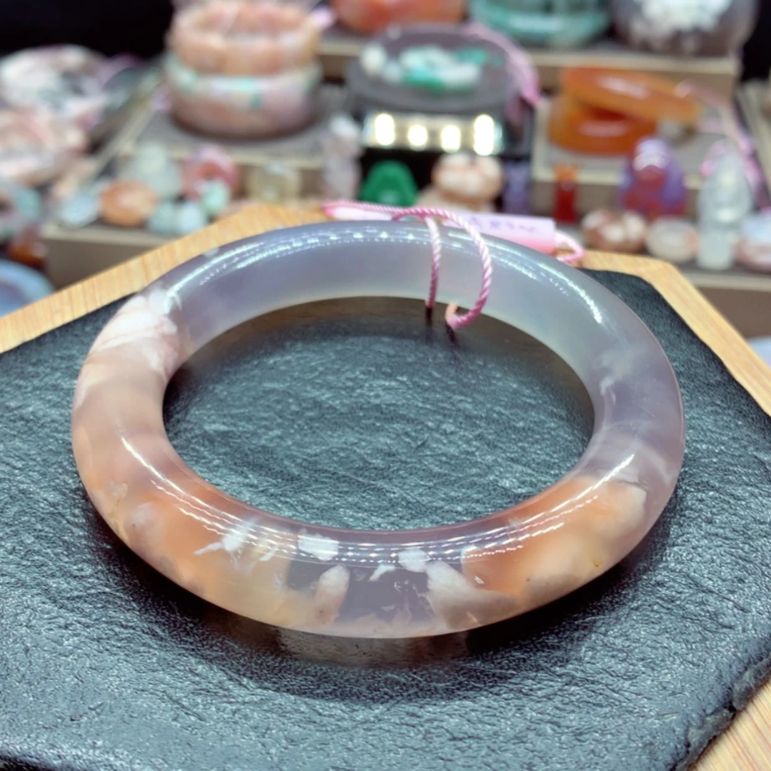【闪购商品】手镯玛瑙/玉髓未镶嵌蓝*9