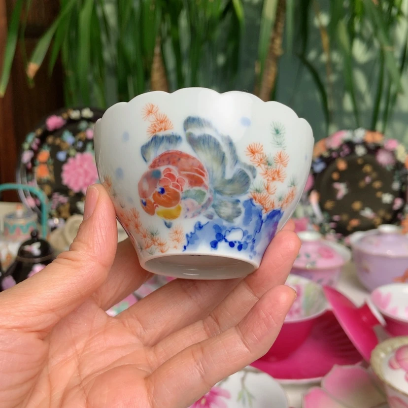 【闪购商品】泡泡鱼景德镇手绘制作