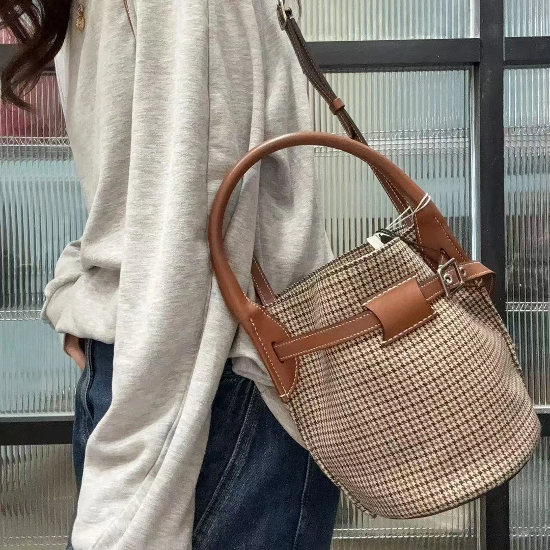 95新 Celine/思琳 【蕾】3MB830 老花单肩水桶包