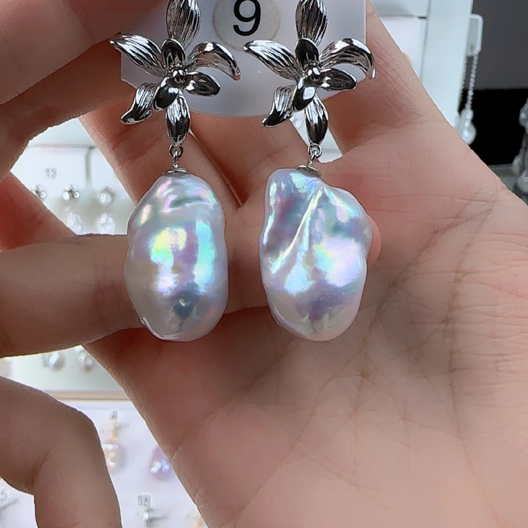 别***！未镶嵌淡水珍珠耳饰