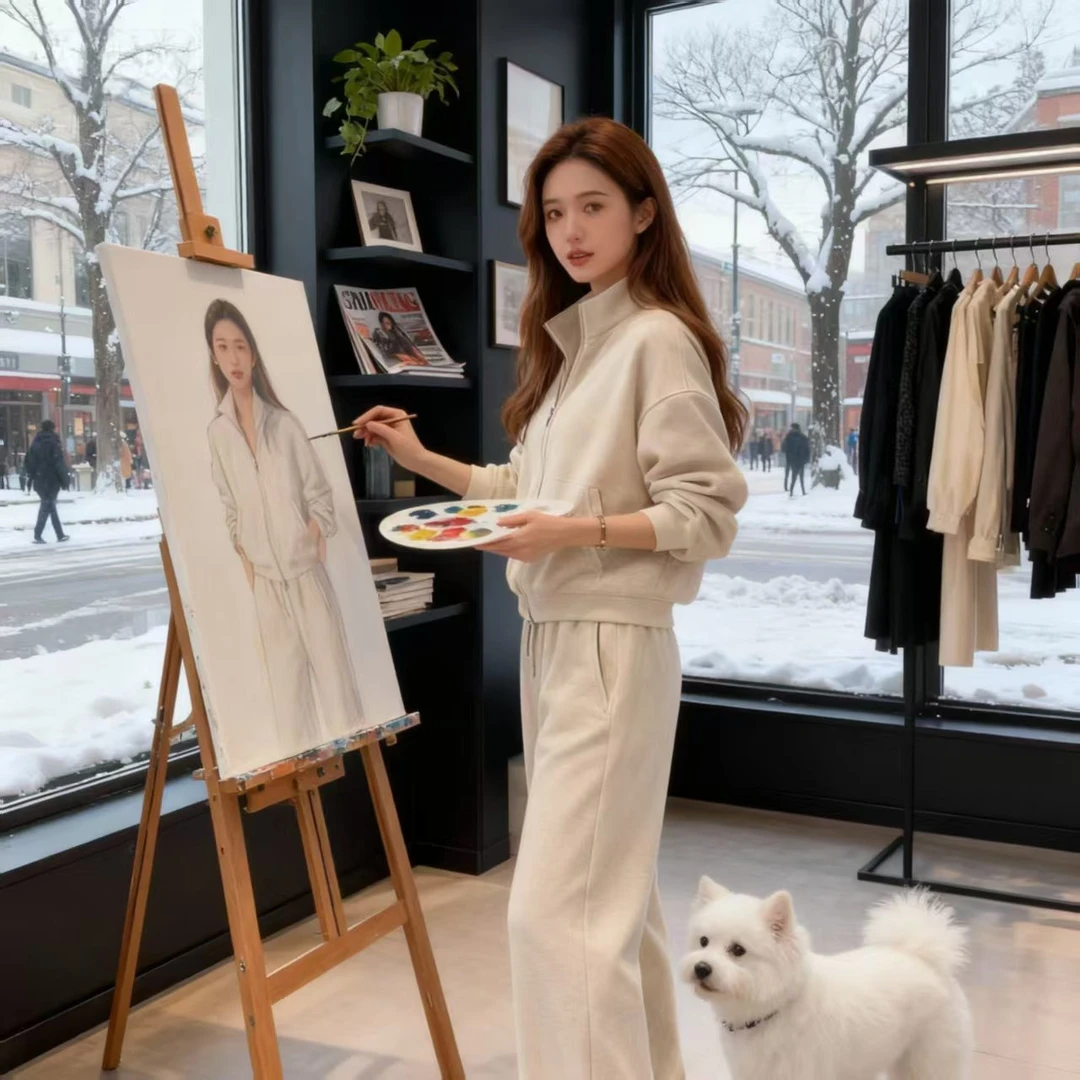 【现货秒发】质感巨好的加绒运动套装GYS2025110