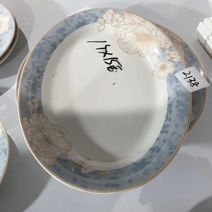 碗时光美好12寸鱼盘一个